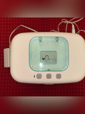 Joovy Joobaby White and Aqua Wipe Warmer
